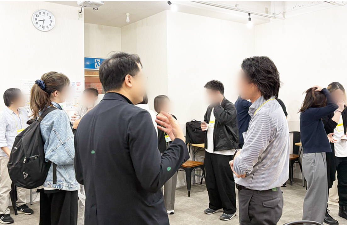 渋谷で開催したAI語り合い交流会の様子
