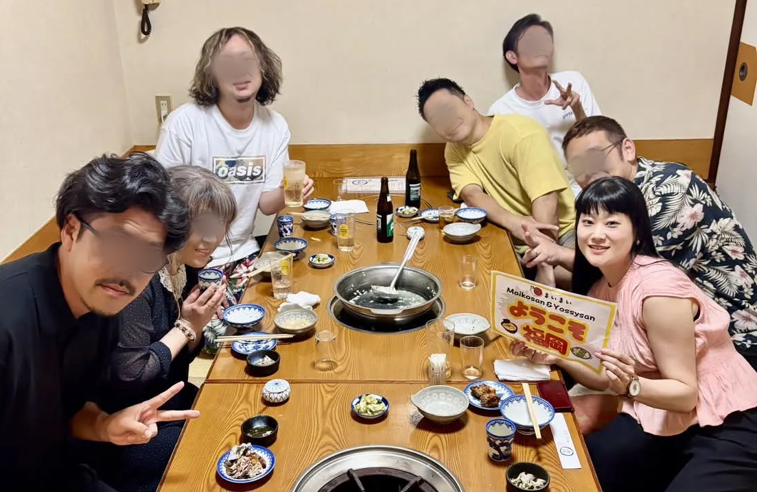 福岡在住のデジタル人材メンバーとの交流会の様子